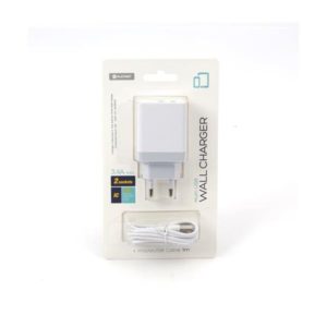 Universal 2 USB Port 3.4A Wall Charger με micro USB Cable 1m | eLabstore.gr