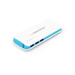 Φορητός Φορτιστής 8000mA Power Bank άσπρο/μπλε | ELABSTORE.GR
