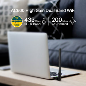 TP-LINK Wireless USB Adapter Archer T2U Plus, 5dBi, Dual Band, Ver. 1.0 | Δικτυακά | elabstore.gr