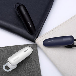 USAMS bluetooth earphone US-LK001, LK series, BT 4.1, μπλε | Αξεσουάρ κινητών | elabstore.gr