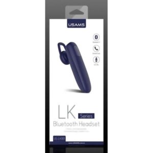 USAMS bluetooth earphone US-LK001, LK series, BT 4.1, μπλε | Αξεσουάρ κινητών | elabstore.gr