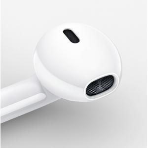 USAMS earphones BHULP01, με θήκη φόρτισης, Lightning, λευκά | Αξεσουάρ κινητών | elabstore.gr