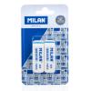 MILAN γόμα 620 BPM10044MP, παραλληλόγραμη 55 x 20 x 15mm, σετ 2τμχ | Αναλώσιμα - Είδη Γραφείου | elabstore.gr