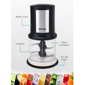 BRUNO Πολυκόφτης BRN-0036, 500ml, 400W, 4 λεπίδες | Οικιακές & Προσωπικές Συσκευές | elabstore.gr