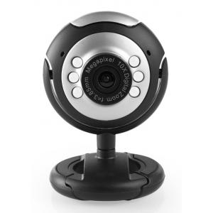 Web Camera CAM01, 0.3MP, 30fps, Plug & Play, μαύρη | Συνοδευτικά PC | elabstore.gr