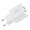 USAMS φορτιστής τοίχου T24 US-CC090, 2x USB, 2.1A, λευκός | Αξεσουάρ κινητών | elabstore.gr