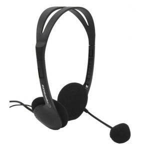 ESPERANZA Headphones με μικρόφωνο Scherzo EH102, 2x 3.5mm, 2.5m, μαύρα | eLabstore.gr ESPERANZA Headphones με μικρόφωνο Scherzo EH102, 2x 3.5mm, 2.5m, μαύρα | Συνοδευτικά PC | elabstore.gr