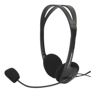ESPERANZA Headphones με μικρόφωνο Scherzo EH102, 2x 3.5mm, 2.5m, μαύρα | Συνοδευτικά PC | elabstore.gr