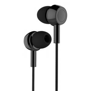USAMS earphones με μικρόφωνο EP-12, 10mm, 1.2m, μαύρα | Αξεσουάρ κινητών | elabstore.gr