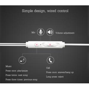 USAMS earphones με μικρόφωνο EP-12, 10mm, 1.2m, λευκά | Αξεσουάρ κινητών | elabstore.gr