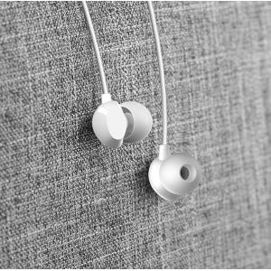 USAMS earphones με μικρόφωνο EP-28, 9mm, 3.5mm, 1.2m, λευκά | Αξεσουάρ κινητών | elabstore.gr
