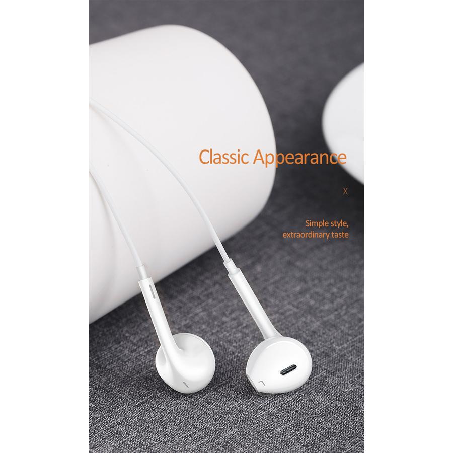 USAMS earphones με μικρόφωνο EP-34, type-C, 1m, λευκά | eLabstore.gr USAMS earphones με μικρόφωνο EP-34, type-C, 1m, λευκά | Αξεσουάρ κινητών | elabstore.gr