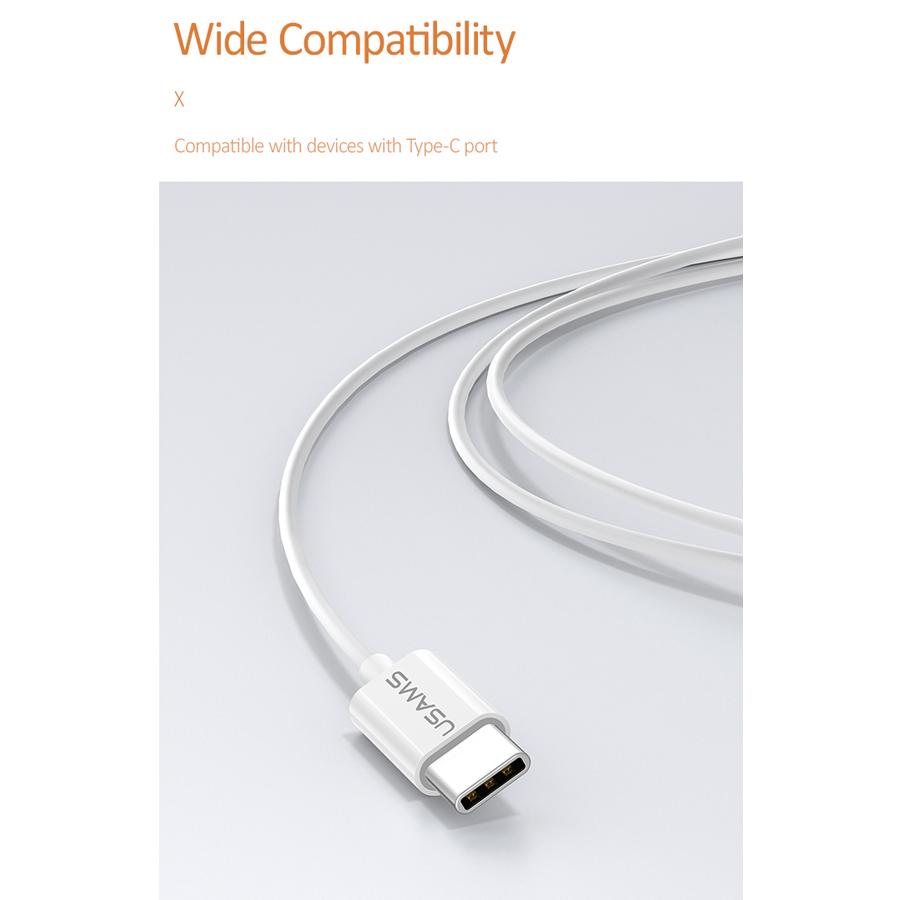 USAMS earphones με μικρόφωνο EP-34, type-C, 1m, λευκά | eLabstore.gr USAMS earphones με μικρόφωνο EP-34, type-C, 1m, λευκά | Αξεσουάρ κινητών | elabstore.gr