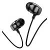 USAMS earphones με μικρόφωνο EP-36, 10mm, 3.5mm, 1.2m, μαύρα | Αξεσουάρ κινητών | elabstore.gr