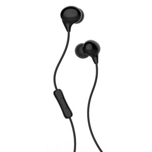 USAMS earphones με μικρόφωνο EP-9, 9mm, 1.2m, μαύρα | Αξεσουάρ κινητών | elabstore.gr