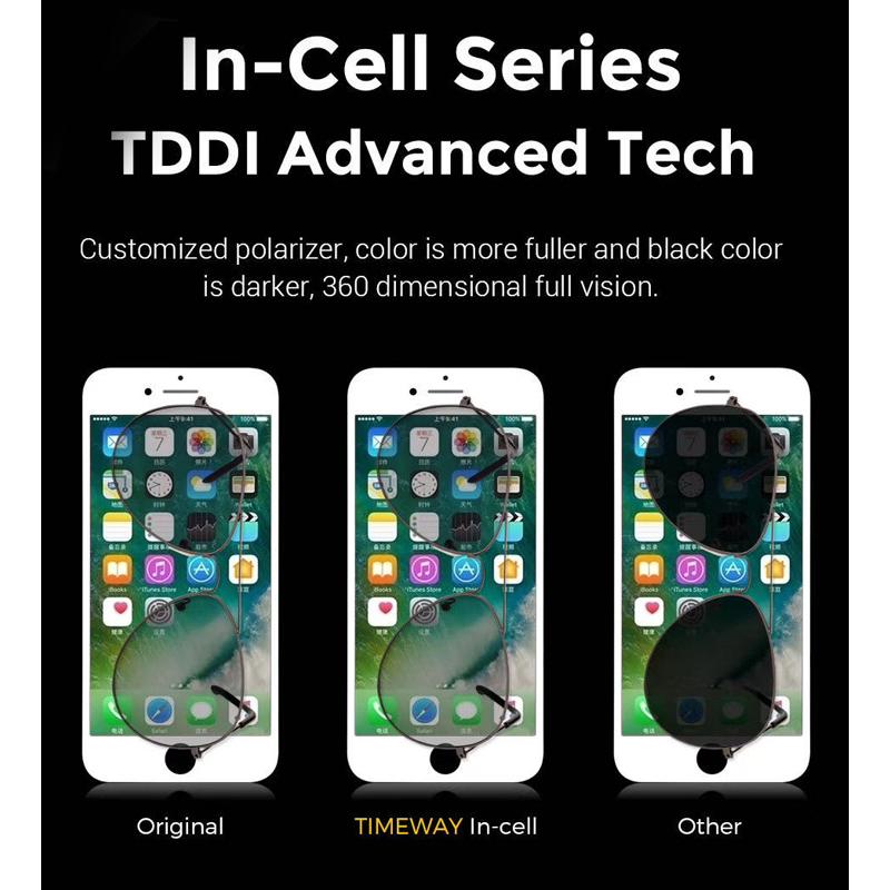 TW INCELL LCD ILCD-014 για iPhone 8 Plus, camera/sensor/earmesh, λευκή | eLabstore.gr TW INCELL LCD για iPhone 8 Plus, camera-sensor ring, earmesh, λευκή | Service | elabstore.gr