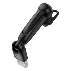 BASEUS bluetooth headset Enkok NGA05-01, μαγνητικό, μαύρο | Αξεσουάρ κινητών | elabstore.gr