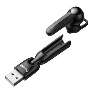 BASEUS bluetooth headset Enkok NGA05-01, μαγνητικό, μαύρο | Αξεσουάρ κινητών | elabstore.gr
