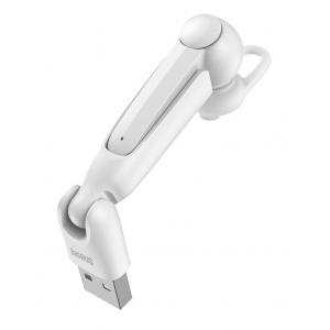 BASEUS bluetooth headset Enkok NGA05-01, μαγνητικό, λευκό | eLabstore.gr BASEUS bluetooth headset Enkok NGA05-01, μαγνητικό, λευκό | Αξεσουάρ κινητών | elabstore.gr