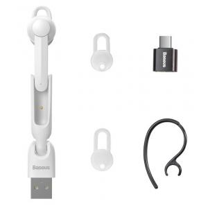 BASEUS bluetooth headset Enkok NGA05-01, μαγνητικό, λευκό | eLabstore.gr BASEUS bluetooth headset Enkok NGA05-01, μαγνητικό, λευκό | Αξεσουάρ κινητών | elabstore.gr