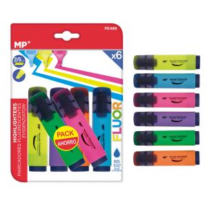 MP μαρκαδόρος υπογράμμισης PE489, πάχος μύτης 2-5mm, 6 χρώματα | Αναλώσιμα - Είδη Γραφείου | elabstore.gr