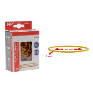 MP λαστιχάκια συσκευασίας PG014 σε κουτί, No16, 5x160mm, 60g | Αναλώσιμα - Είδη Γραφείου | elabstore.gr