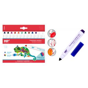 MP σετ χρωματιστών μαρκαδόρων σειράς Cameleon PP875, 12τμχ | Αναλώσιμα - Είδη Γραφείου | elabstore.gr