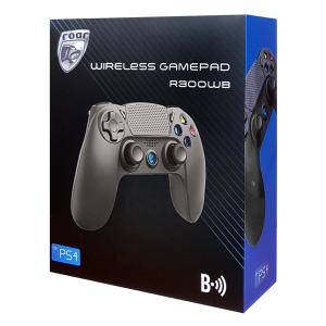 ROAR ασύρματο gamepad R300WB, με vibration, bluetooth, για PS4 | Συνοδευτικά PC | elabstore.gr