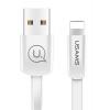USAMS Καλώδιο USB σε Lightning US-SJ199, 1.2m, λευκό | Αξεσουάρ κινητών | elabstore.gr