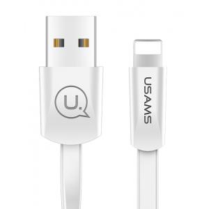 USAMS Καλώδιο USB σε Lightning US-SJ199, 1.2m, λευκό | Αξεσουάρ κινητών | elabstore.gr