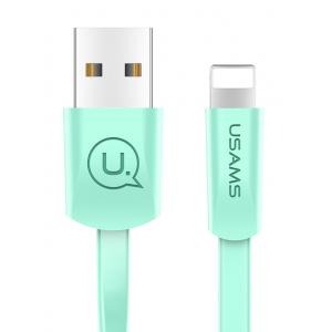 USAMS Καλώδιο USB σε Lightning US-SJ199, 1.2m, πράσινο | Αξεσουάρ κινητών | elabstore.gr