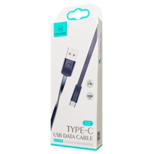 USAMS Καλώδιο USB σε Type-C US-SJ200, 1.2m, μαύρο | Αξεσουάρ κινητών | elabstore.gr