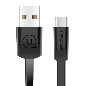 USAMS Καλώδιο USB σε Type-C US-SJ200, 1.2m, μαύρο | Αξεσουάρ κινητών | elabstore.gr