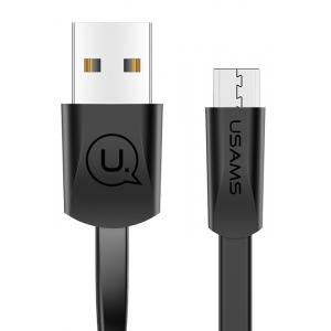 USAMS Καλώδιο USB σε Micro USB US-SJ201, 1.2m, μαύρο | Αξεσουάρ κινητών | elabstore.gr