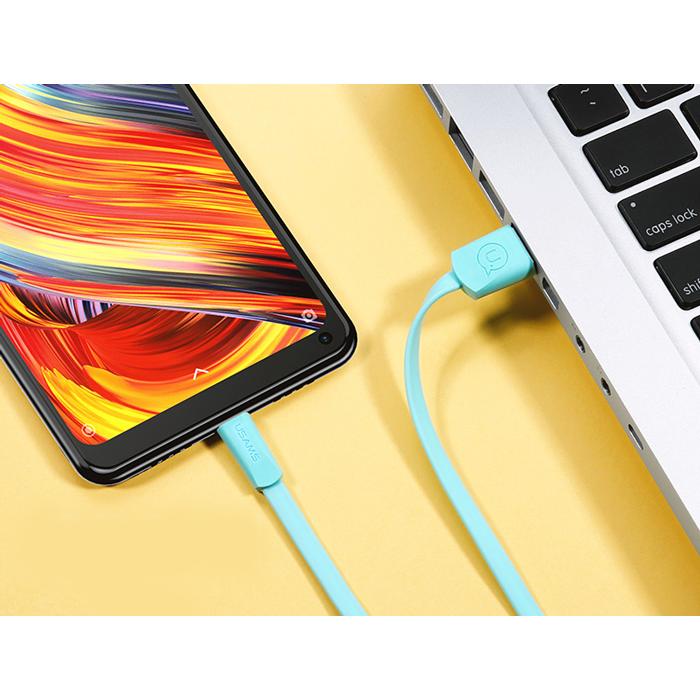 USAMS Καλώδιο USB σε Micro USB US-SJ201, 1.2m, πράσινο | eLabstore.gr USAMS Καλώδιο USB σε Micro USB US-SJ201, 1.2m, πράσινο | Αξεσουάρ κινητών | elabstore.gr
