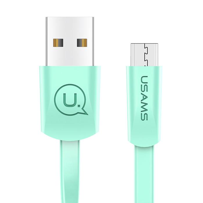 USAMS Καλώδιο USB σε Micro USB US-SJ201, 1.2m, πράσινο | eLabstore.gr USAMS Καλώδιο USB σε Micro USB US-SJ201, 1.2m, πράσινο | Αξεσουάρ κινητών | elabstore.gr