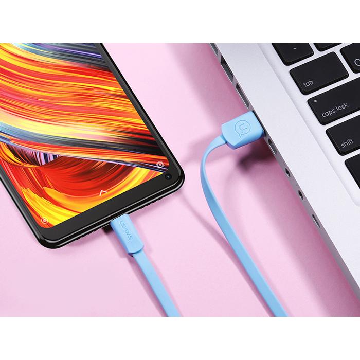 USAMS Καλώδιο USB σε Micro USB US-SJ201, 1.2m, μπλε | eLabstore.gr USAMS Καλώδιο USB σε Micro USB US-SJ201, 1.2m, μπλε | Αξεσουάρ κινητών | elabstore.gr