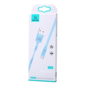 USAMS Καλώδιο USB σε Micro USB US-SJ201, 1.2m, μπλε | eLabstore.gr USAMS Καλώδιο USB σε Micro USB US-SJ201, 1.2m, μπλε | Αξεσουάρ κινητών | elabstore.gr