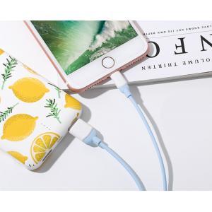 USAMS Καλώδιο USB σε Lightning US-SJ245, Ice-Cream, 1m, μπλε | Αξεσουάρ κινητών | elabstore.gr