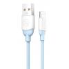 USAMS Καλώδιο USB σε Lightning US-SJ245, Ice-Cream, 1m, μπλε | Αξεσουάρ κινητών | elabstore.gr