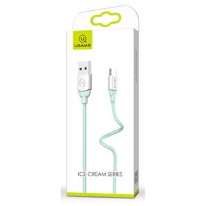 USAMS Καλώδιο USB σε Type-C US-SJ246, Ice-Cream , 1m, πράσινο | eLabstore.gr USAMS Καλώδιο USB σε Type-C US-SJ246, Ice-Cream , 1m, πράσινο | Αξεσουάρ κινητών | elabstore.gr