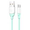 USAMS Καλώδιο USB σε Micro USB US-SJ247, Ice-Cream , 1m, πράσινο | Αξεσουάρ κινητών | elabstore.gr