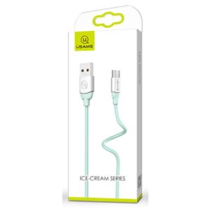 USAMS Καλώδιο USB σε Micro USB US-SJ247, Ice-Cream , 1m, πράσινο | eLabstore.gr USAMS Καλώδιο USB σε Micro USB US-SJ247, Ice-Cream , 1m, πράσινο | Αξεσουάρ κινητών | elabstore.gr