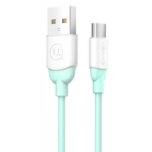 USAMS Καλώδιο USB σε Micro USB US-SJ247, Ice-Cream , 1m, πράσινο | Αξεσουάρ κινητών | elabstore.gr