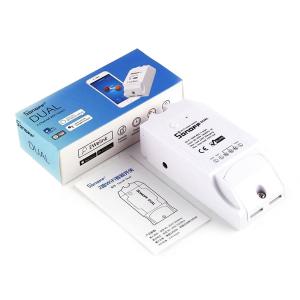 SONOFF Smart Διακόπτης DUALR2, 2 θέσεων, 16A, WiFi, λευκός | Οικιακές & Προσωπικές Συσκευές | elabstore.gr