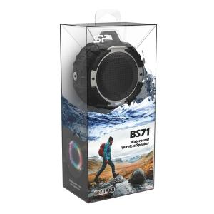 SILICON POWER φορητό ηχείο BS71, bluetooth/3.5mm, 1000mAh, IPX8, μαύρο | eLabstore.gr SILICON POWER φορητό ηχείο BS71, bluetooth/3.5mm, 1000mAh, IPX8, μαύρο | Εικόνα & Ήχος | elabstore.gr
