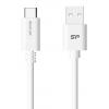 SILICON POWER καλώδιο USB σε USB Type-C LK10AC, 2.4A, QC 3.0, 1m, μαύρο | Αξεσουάρ κινητών | elabstore.gr