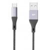 SILICON POWER καλώδιο USB σε Micro USB LK30AB, 2.4A, QC 3.0, 1m, γκρι | Αξεσουάρ κινητών | elabstore.gr