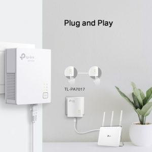 TP-LINK Powerline Starter Kit TL-PA7017, AV1000 Gigabit, Ver. 4.0 | eLabstore.gr