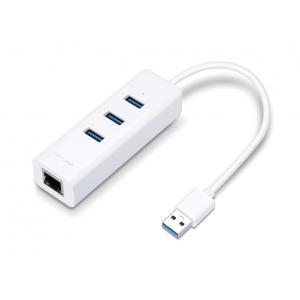 TP-LINK Αντάπτορας USB 3.0 Hub & Gigabit, 3 Port, 18.5cm | Συνοδευτικά PC | elabstore.gr